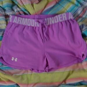 Under Armour Women's Lavender Athletic Shorts